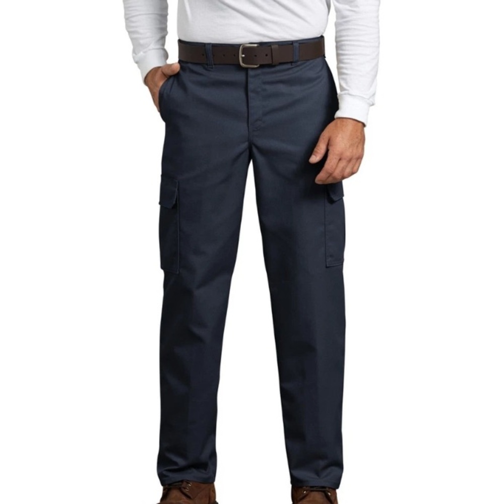 Genuine Dickies Big Men's Flex Cargo Pant Navy Size 42/30 NWT